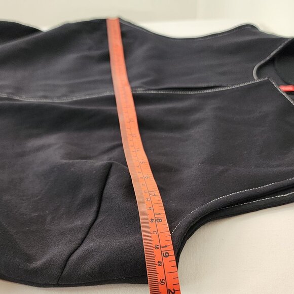 SPANX Contrast Stitch Tie Waist Ponte Top Women's Large Office Buisness Career - Picture 9 of 11